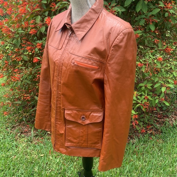Vintage Garrett Men’s Leather Jacket - Picture 4 of 16